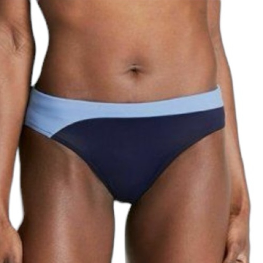 ATHLETA women’s freestyle Colorblock medium Conagra swim bikini bottom sz S NWT
